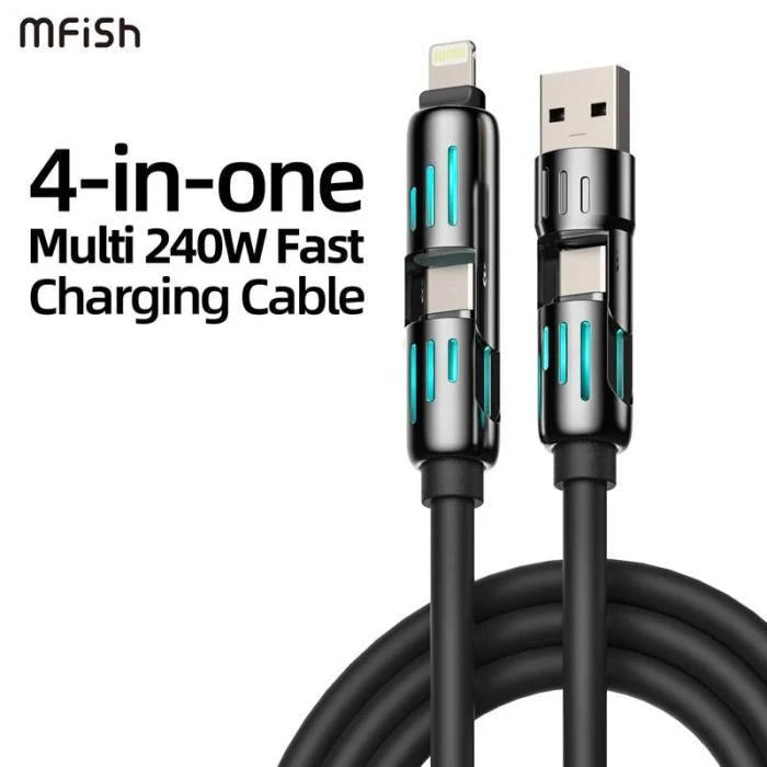 4-in-1 Charging Cable | كابل شحن 4 في 1