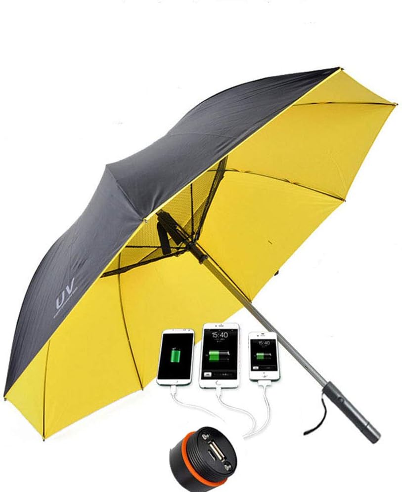 Fan Umbrella Cooling Shade | مظلة تبريد بمروحة