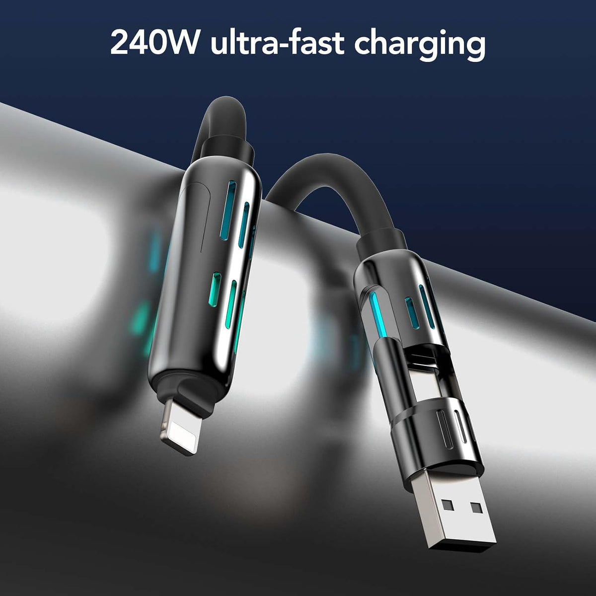 4-in-1 Charging Cable | كابل شحن 4 في 1