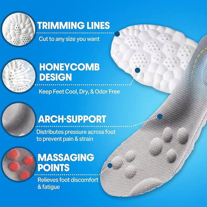 BytePluse™ Cloud Insoles – All-Day Comfort | نعال السحابية – راحة طوال اليوم