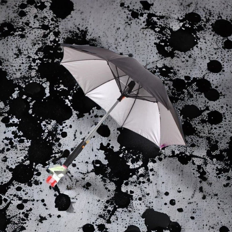 Fan Umbrella Cooling Shade | مظلة تبريد بمروحة