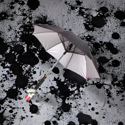 Fan Umbrella Cooling Shade | مظلة تبريد بمروحة