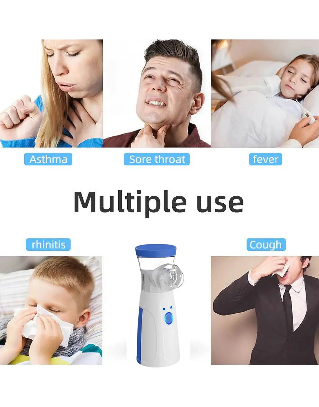 Compact Mesh Nebulizer جهاز البخار الشبكي المحمول (نيبولايزر)