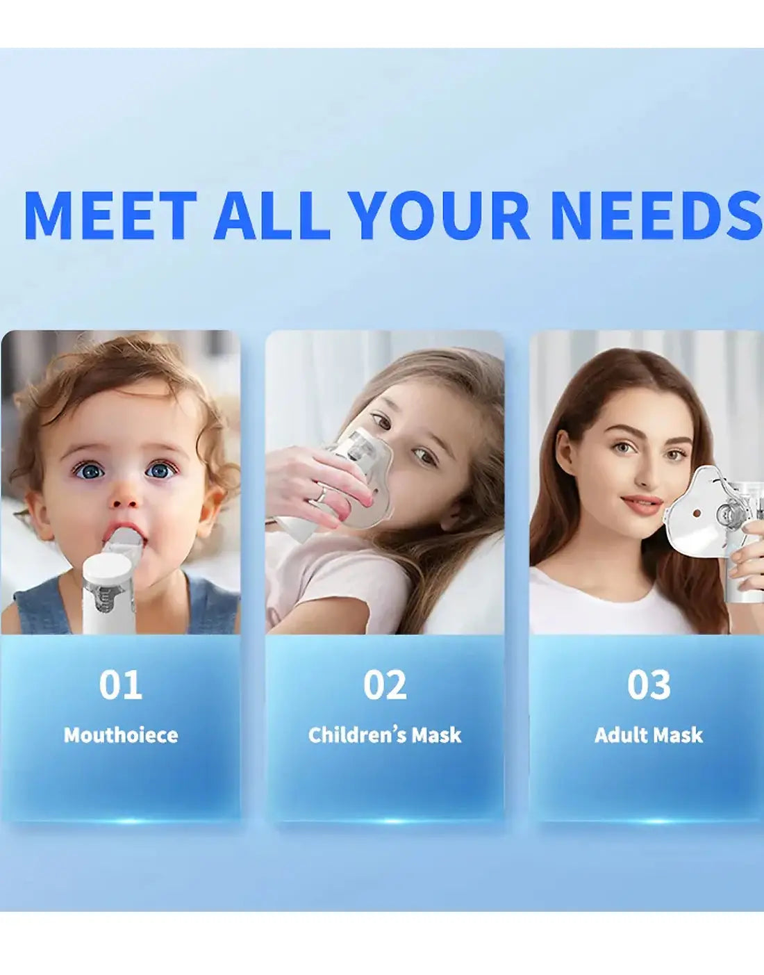 Compact Mesh Nebulizer جهاز البخار الشبكي المحمول (نيبولايزر)